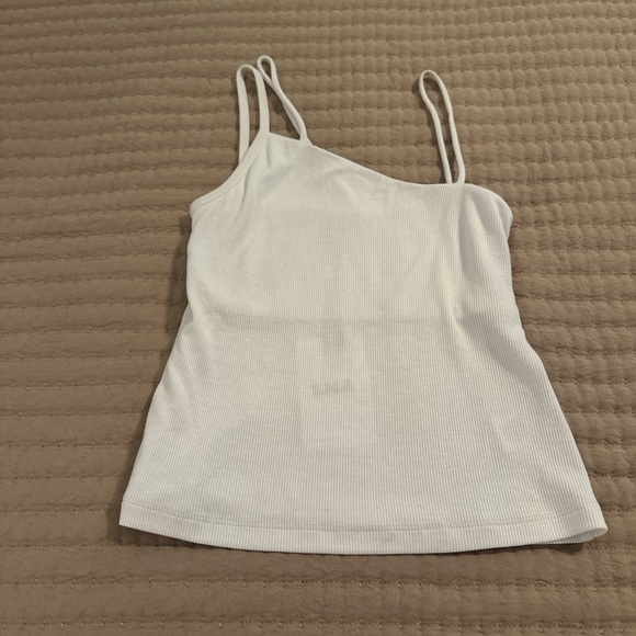 LNA White Ribbed Camisole Top - Picture 1 of 2